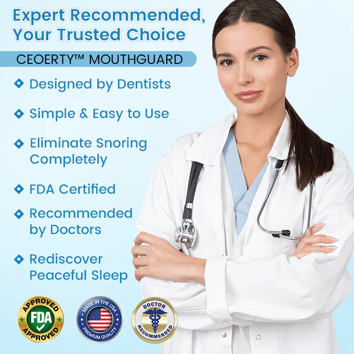 ✨QIAWI ™ Anti-Snoring & Anti-Grinding Teeth Protector Excellent 4.8 (8963 Reviews)