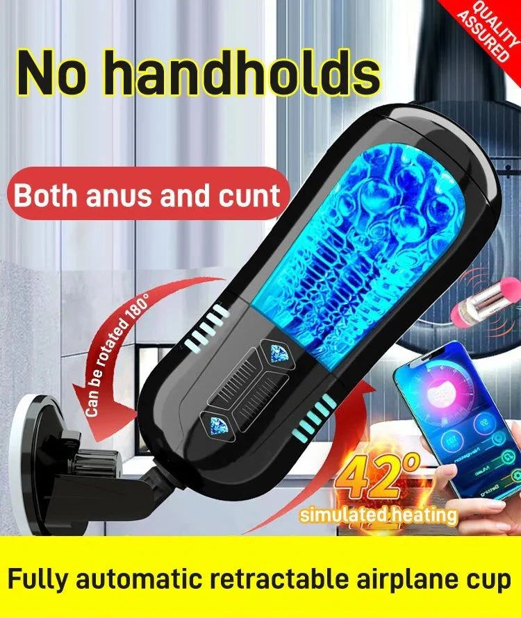 【Discreet Delivery】 Fully automatic, hands-free retractable relaxation cup+Confidential shipment