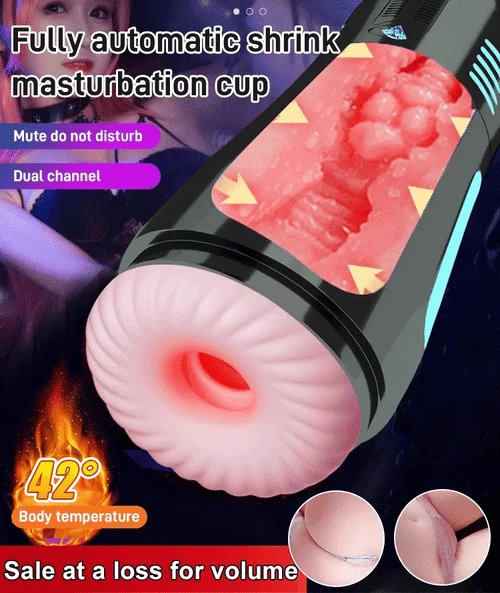 【Discreet Delivery】 Fully automatic, hands-free retractable relaxation cup+Confidential shipment
