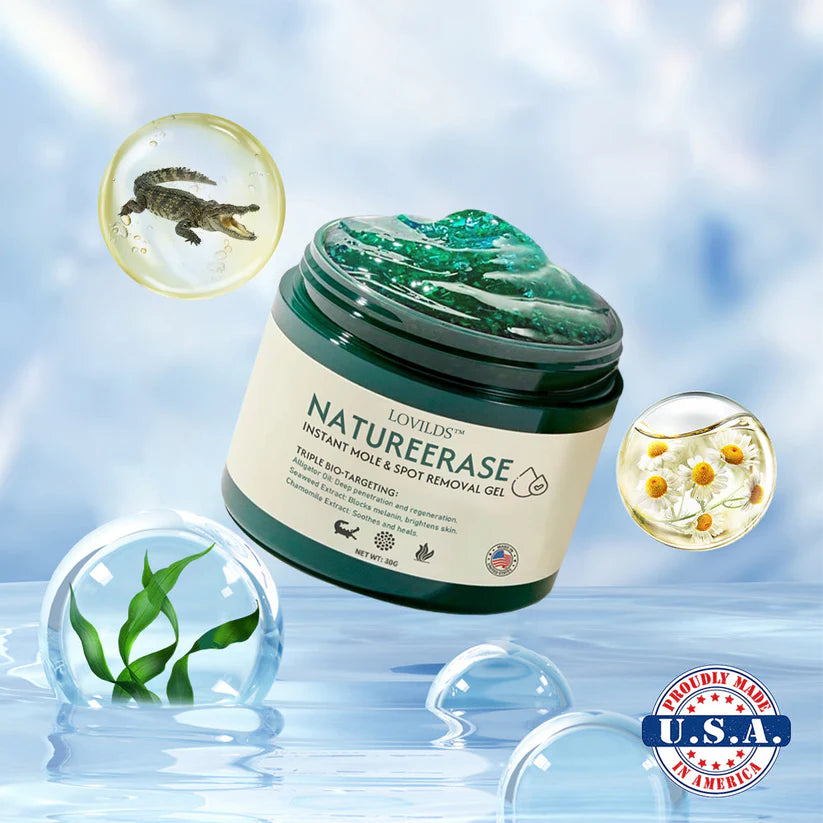 ✅Official Store: LOVILDS™ NatureErase Instant Mole & Spot Removal Gel