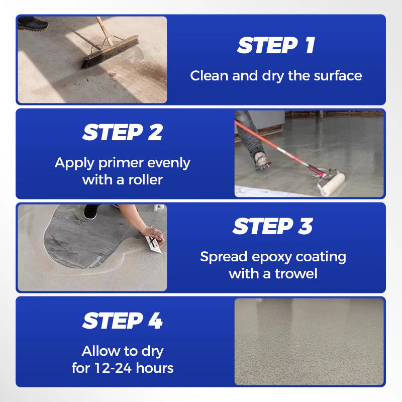 ✨2025 HOT SALE New Arrival✨High-Gloss Marble Finish Epoxy Floor Coating