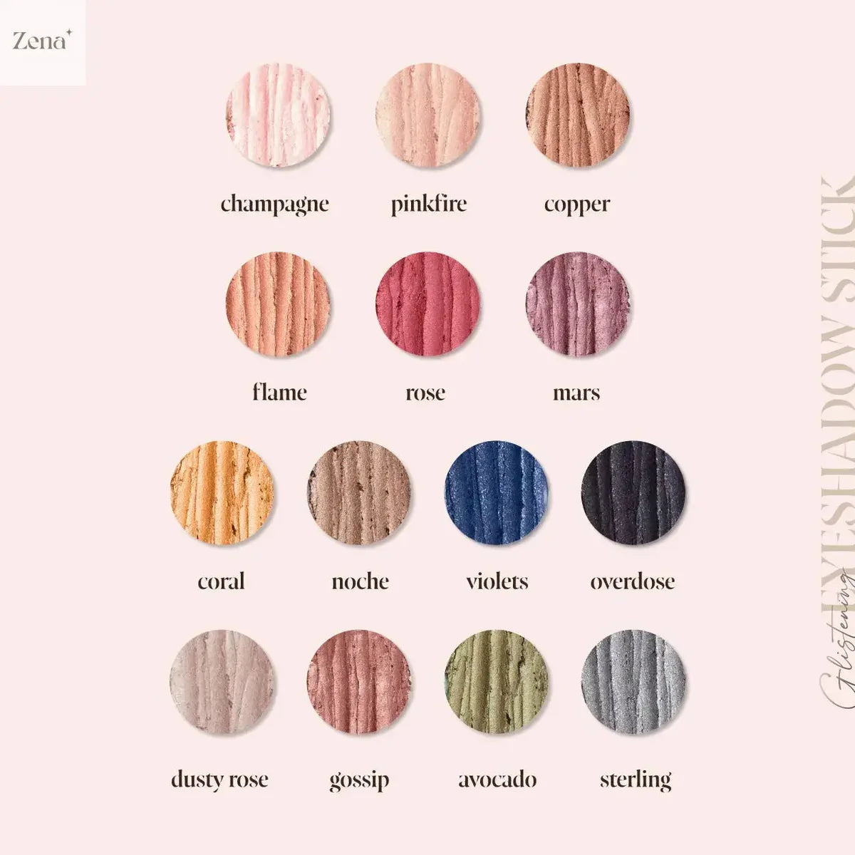Pearly Matte Finish Waterproof Eyeshadow Stick
