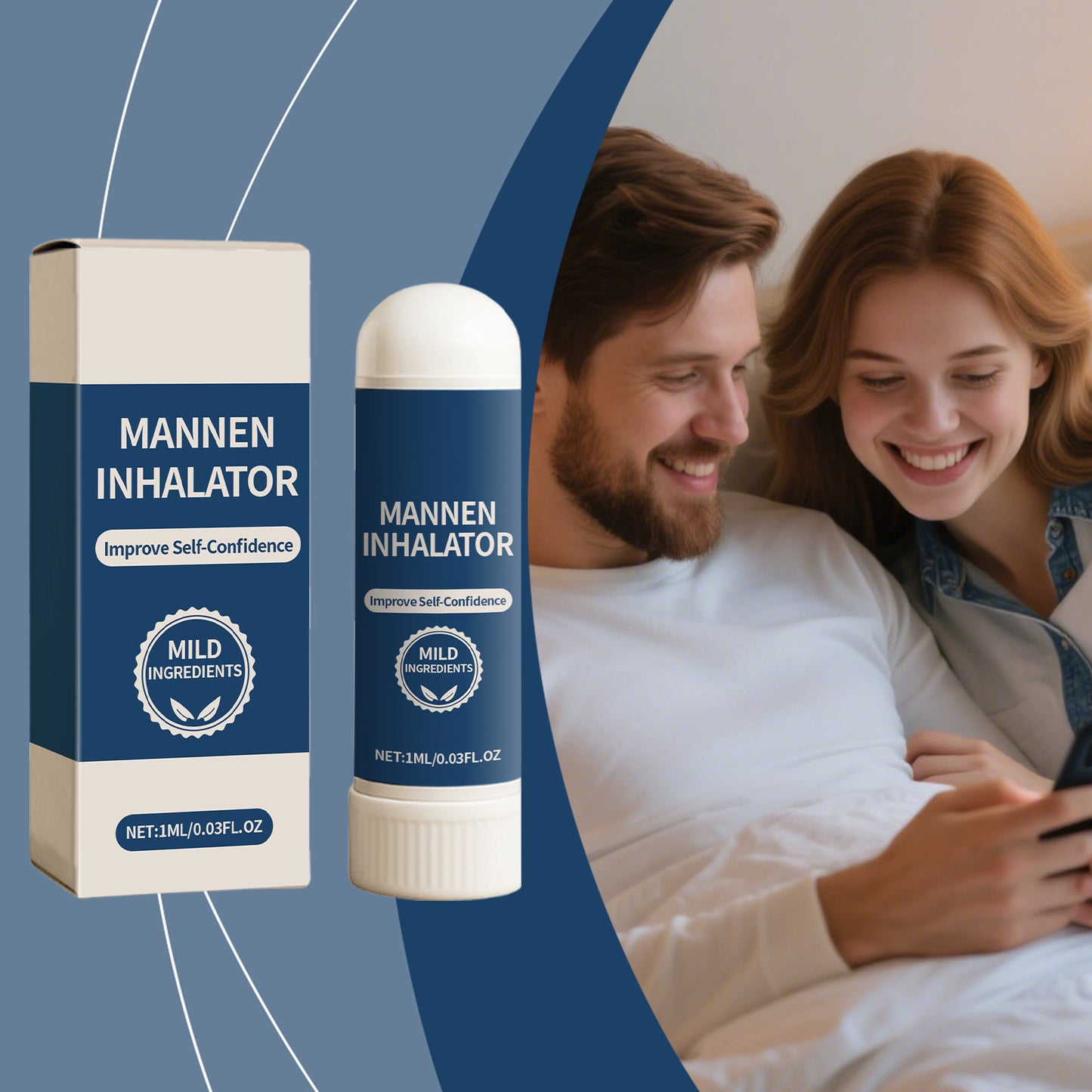 🔥🔥🔥 Last Day 76% OFF Men's nasal suction stick Improving men's physical strength and stamina issues