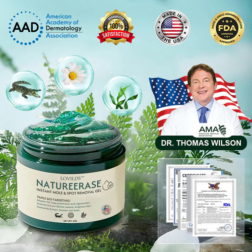 ✅Official Store: LOVILDS™ NatureErase Instant Mole & Spot Removal Gel