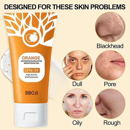 The Exclusive Official Store  Orange Scented Exfoliator Clear Gel