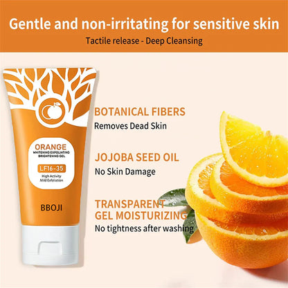 The Exclusive Official Store  Orange Scented Exfoliator Clear Gel