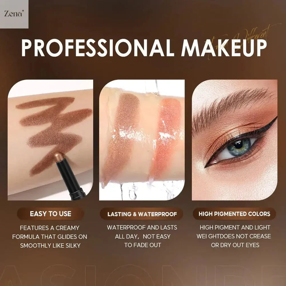 Pearly Matte Finish Waterproof Eyeshadow Stick
